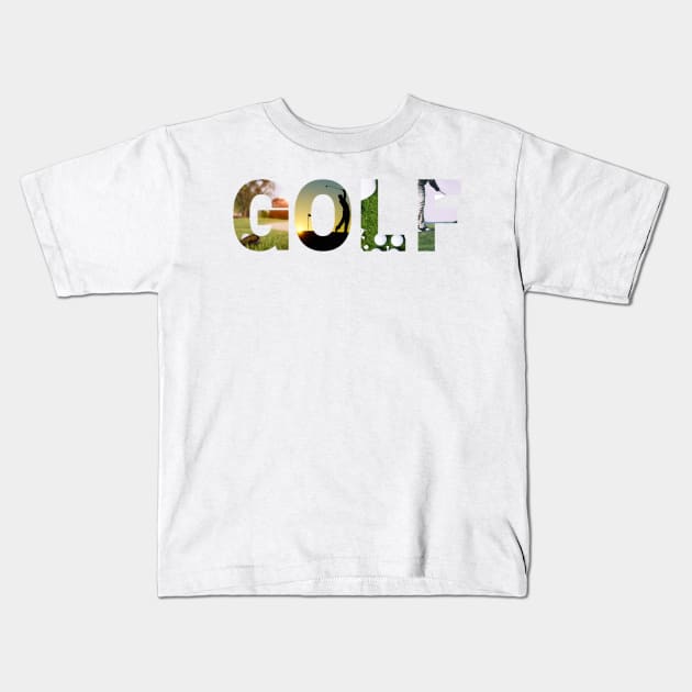 Golf Kids T-Shirt by GMAT